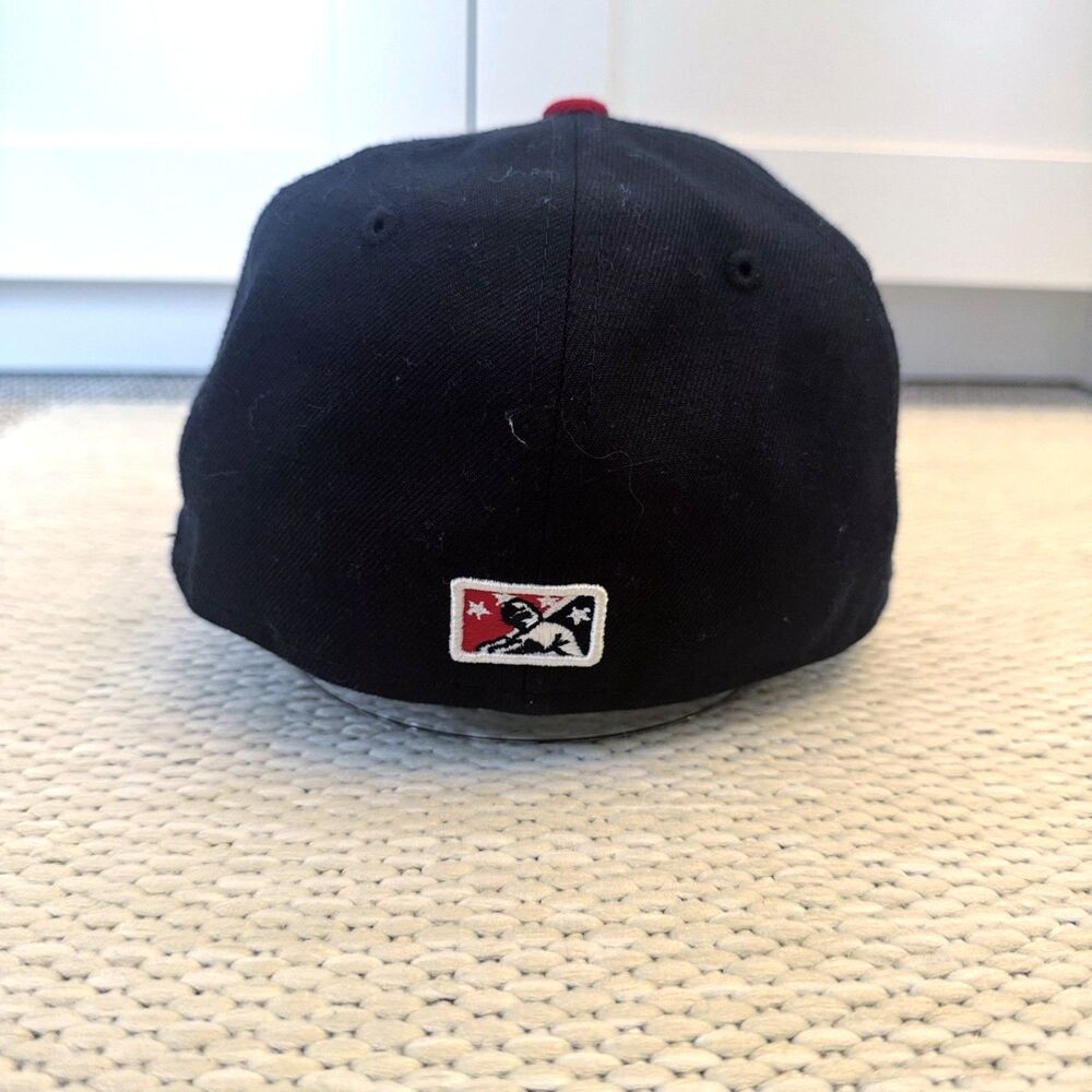 New Era 59Fifty Springfield Cardinals MiLB Hat Size 6 7/8 Black Red Two-Tone - Picture 3 of 6